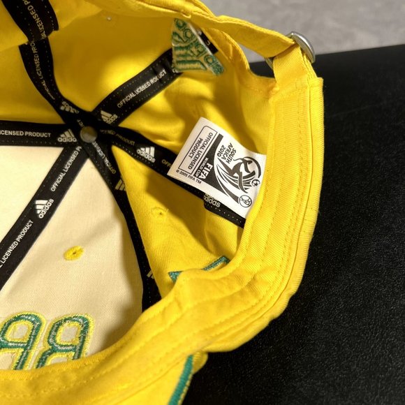 Adidas FIFA World Cup 2010 Brazil Hat Men's One Size Yellow Cap - Picture 7 of 8